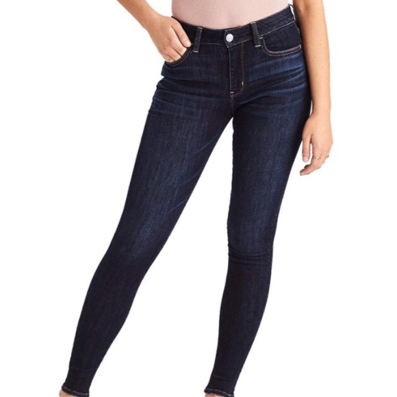 American Eagle Hi Rise Jegging Blue Stretch Jeans